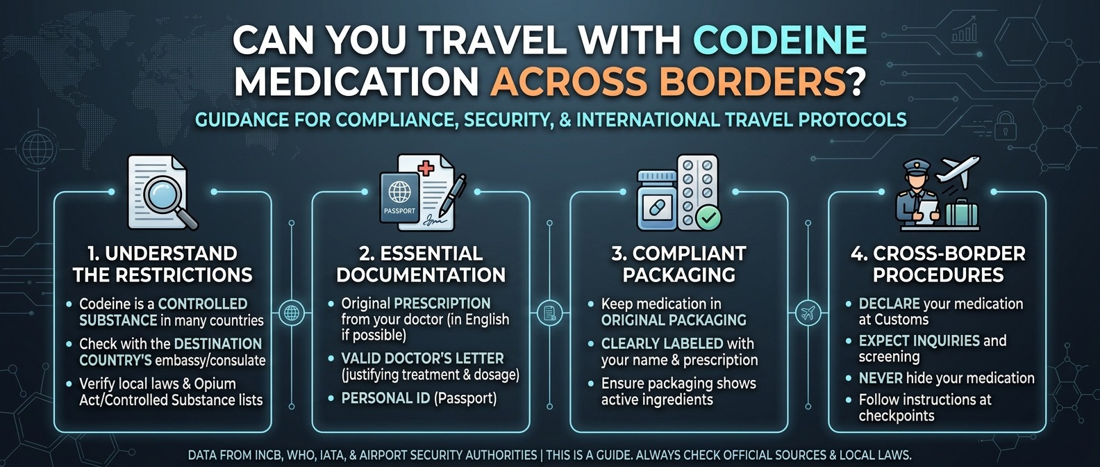 Navigating International Border Controls: Can You Travel with Codeine Medication?